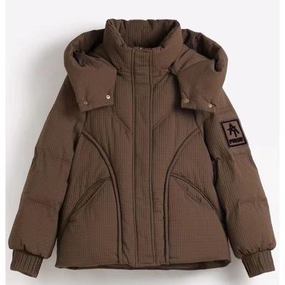 Damen Kurzer Gepolsterter Mantel Winter Verdickt Warm Modische Baumwolljacke Oberbekleidung