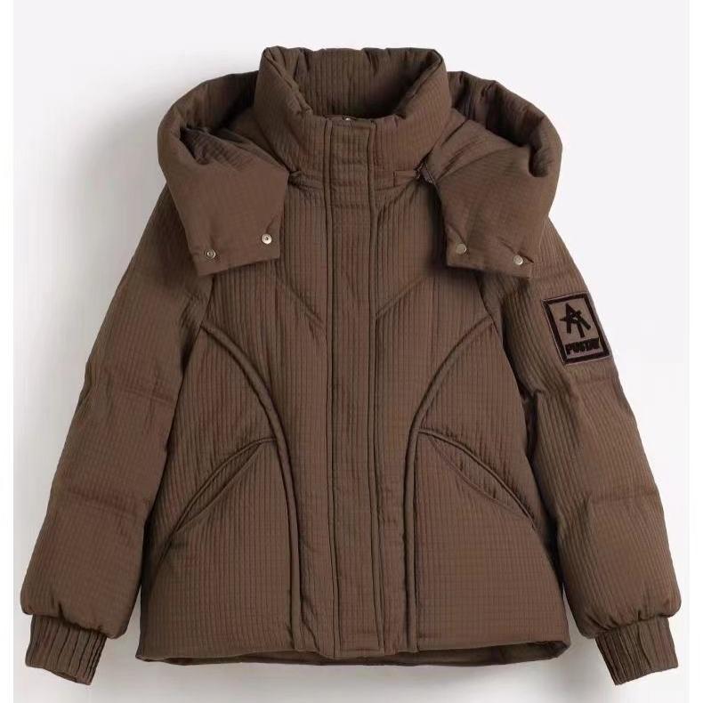 Women Short Padded Coat Winter Thickened Warm Fashionable Cotton Jacket Outerwear