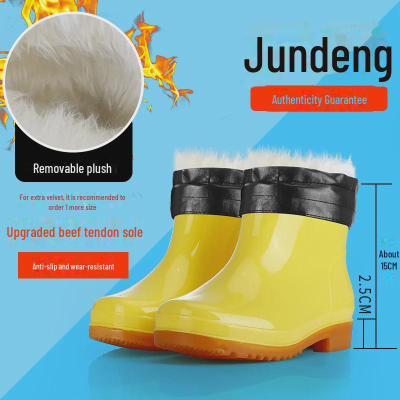 Yellow Food & Work Boots: Farm, Labor, Kitchen, Sanitation, Rain-Ready with Tendon Soles