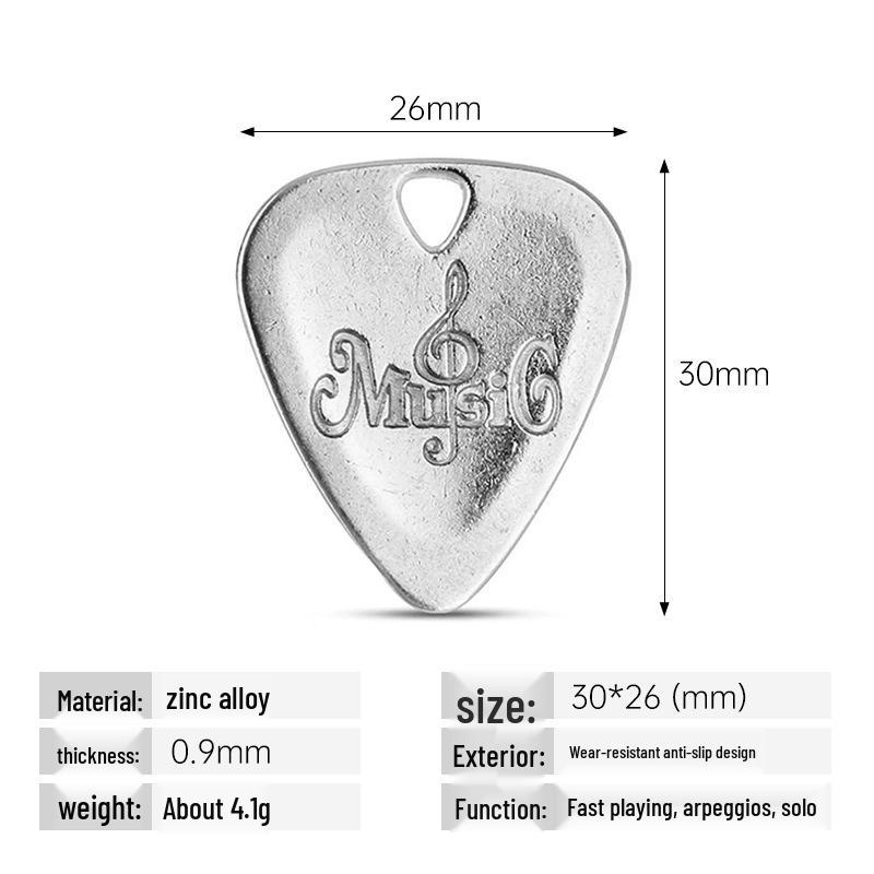 Celluloid & ABS Guitar Plectrums: 0.46, 0.71, 0.96, and Metal Picks