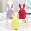 Resin Easter Egg Decoration Creative Easter Decor Flocking Easter Bunny Ornament  Easter Party