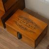 Wooden Storage Box Vintage Storage Case Miscellaneous Organizer Jewelry Box  Travel