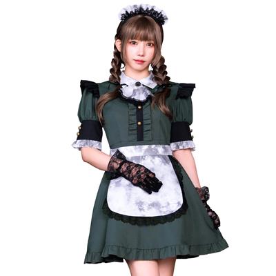 Clearstone Neo Zombie Cosplay Halloween Horror Housemaid Women's Gray