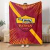 1pc Blanket - Rome logo Print Design,Lightweight Blanket for Sofa,Bed- Soft &Warm,Gift for All Seasons