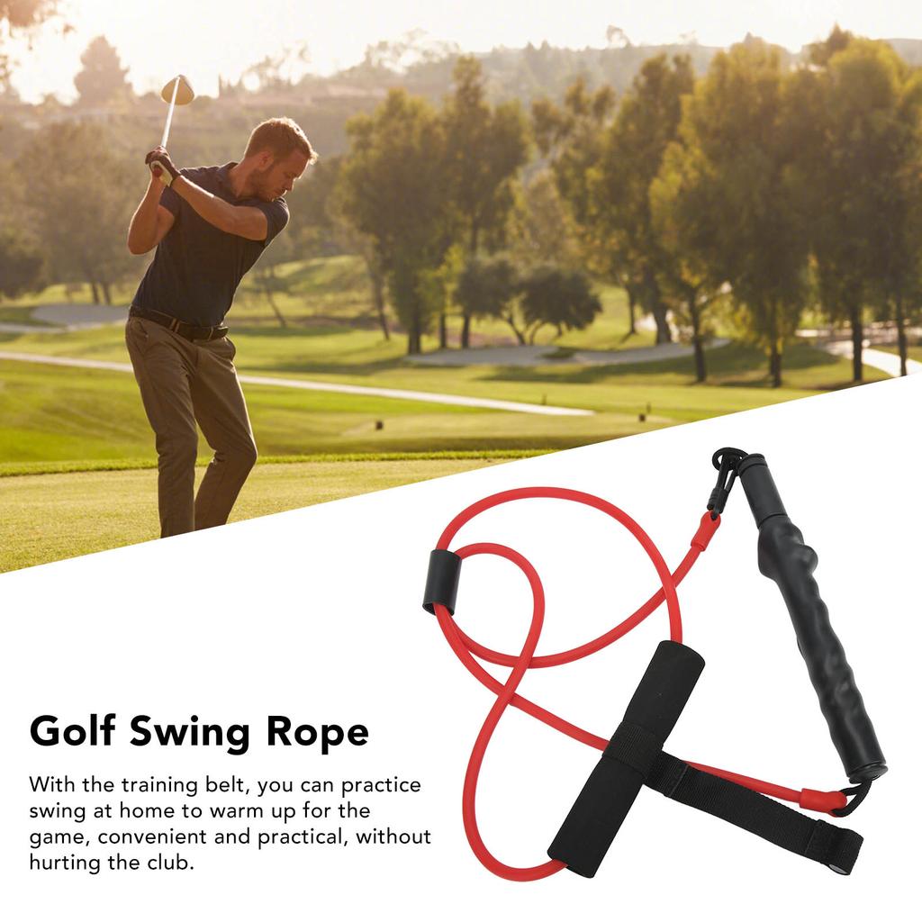 Golf Swing Training Rope Training Aids Resistance Band Golf Swing Training Elastic Rope Multifunctional Pull Trainer