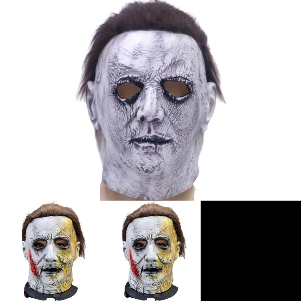 Michael Myers Halloween Horror Lateksowa Maska Kostium Cosplay Rekwizyty