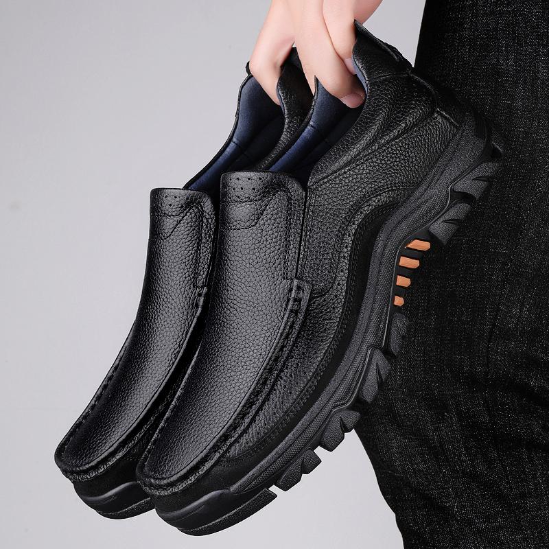New Men's Fashionable Business Casual Shoes Comfortable And Anti-Slip Outdoor Walking Shoes Durable Soft And Breathable Loafers