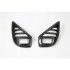 Carbon Fiber Front Fog Light Lamp Cover Trim For - Toyota Highlander 2PS