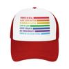 Sounds Gay Im In LGBT Pride Rainbow Mesh Baseball Cap Adult HipHop Trucker Hat  Adjustable Polyester Sun Caps