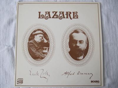LP Record ALFRED BRUNEAU MILE ZOLA EUGNE   Lazare BG3014 BOURG 1984 France Classical Used