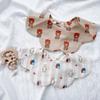 Cotton Bib Cartoon Print Baby Feeding Towel Soft Comfortable Saliva Towel Newborns Burping Cloth for Boys Girls