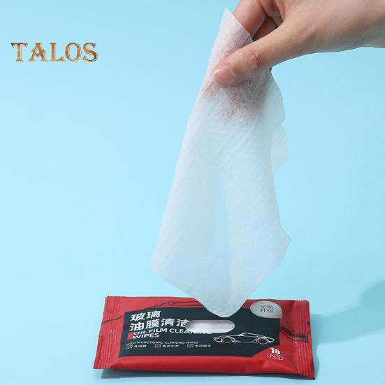 5 Pcs Car Glass Cleaning Wipes Portable Windshield Cleaner Wipes Multipurpose Oil Film Cleaning Wipes for Automotive Glass Home Windows Mirrors