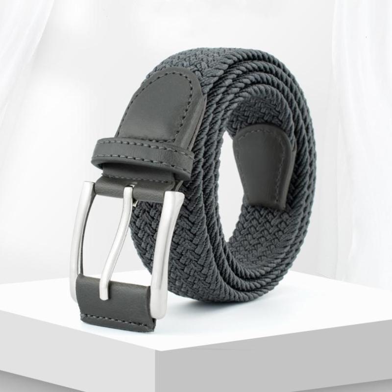 Versatile Denim Belt For Men Women Stretch Woven Braided Belt Junior Casual Jeans Pants Golf Belt Canvas Belt