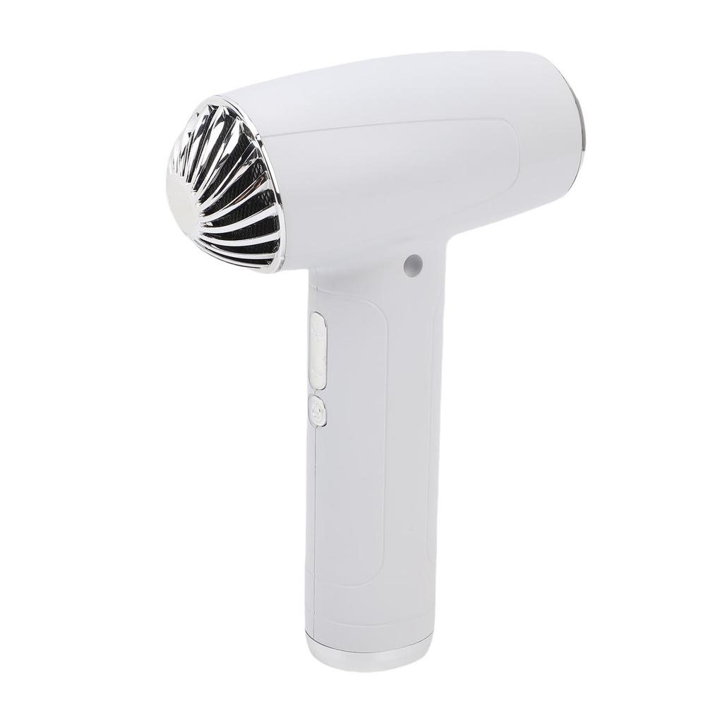 Hair Dryer 200W Cordless Rechargeable Lightweight Portable Hot Cold Air Hair Blow Dryer for Travel Dormitory White