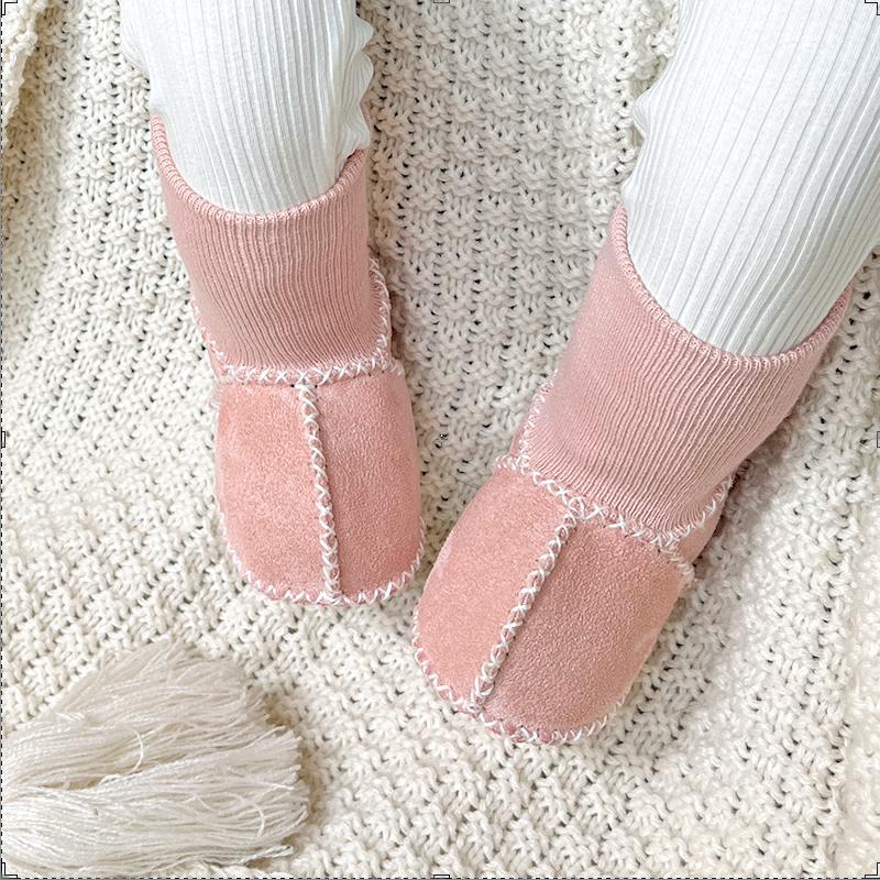 Newborn Non-slip Anti-wool Soft Sole Baby Toddler Shoes for Boys & Girls