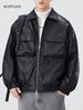 Mu Yuan 2025 Lätt Svart Dunjacka för Motorcykel för Herrar