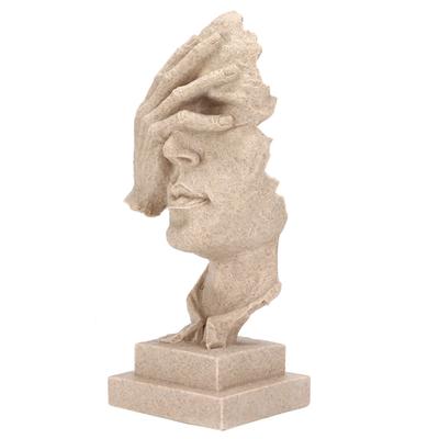 Abstract Sculpture The Head Thinker David Statue Ornaments for Home Office Festival Decorations