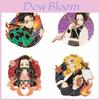 Demon Slayer Kimetsu No Yaiba Metal Badge With Cartoon Characters For Anime Fans