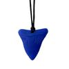 Silicone Shark Teeth Teether Necklace - Baby Chewing & Grinding Toy, Food-Grade Pacifier Accessory.