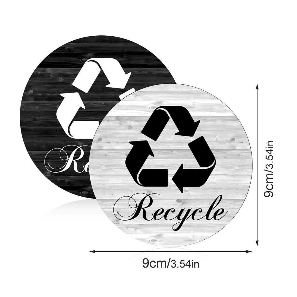 CT708 Reusable Magnetic Trash Sorting Sticker - Eco-Friendly Labels
