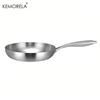 Τηγάνι Wok από Ανοξείδωτο Ατσάλι 316 Αντικολλητικό Μαγείρεμα Σοτάρισμα Στέικ Γενικό για Επαγωγή Γάστρα Κουζινικά