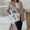 Graffiti Bucket Bag, Vegetable Basket, Hand-held Women's Bag, Large Capacity Mother and Child Bag, Korean Version New Shoulder Bag