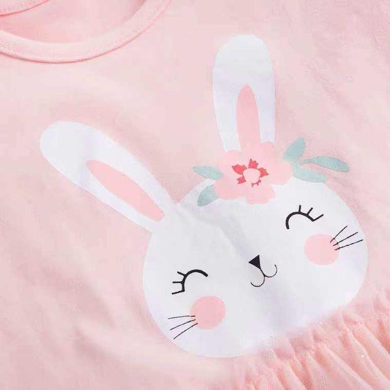 Children's Summer Cotton Pink Princess Dress