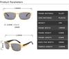 Polarisierte Sonnenbrille Männer Aluminium Magnesium Fahren Sonnenbrille Rechteck Shades Für Männer Oculos masculino Männlich