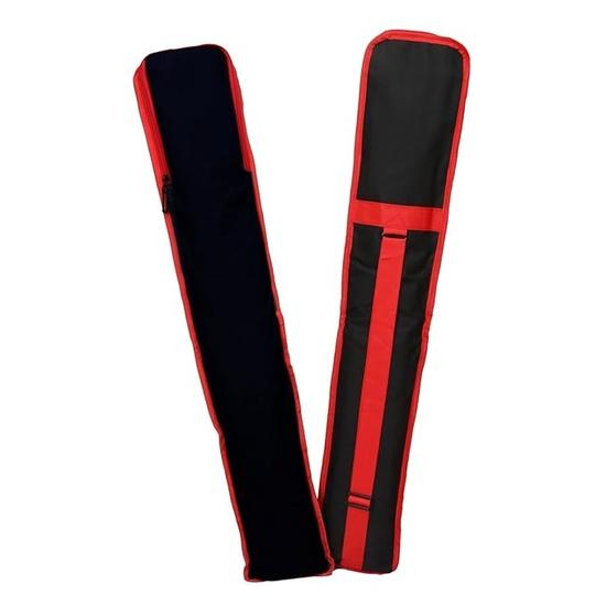 Сумка/чехол KNK для биты/хоккейной клюшки – Универсальная спортивная сумка с пенопластовой подкладкой, регулируемым ремнем и держателем для ключей – Дополнительная усиленная защита по всей длине (черный) чёрный