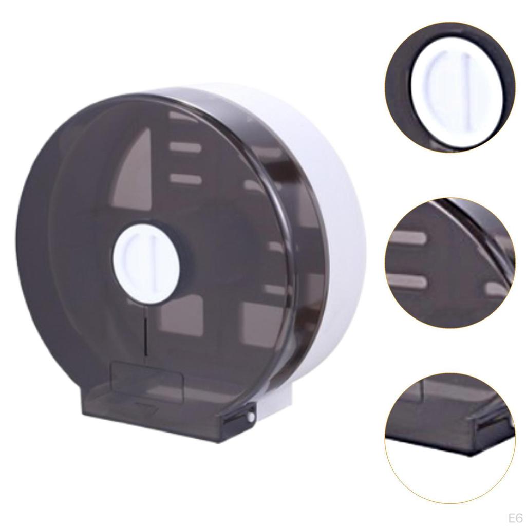 Commercial Toilet Paper Dispenser for Wall Mount, Large Capacity Roll Holder Gym And Restaurant