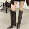 Pointed Boots Women's 2025 Autumn and Winter New Women's Boots High Boots But Knee Boots High Heels Knight Boots