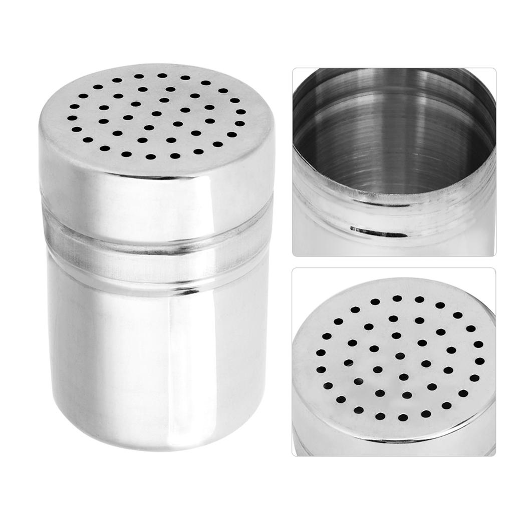 Stainless Steel Kitchen Gadget Seasoning Spice Condiment Bottle Organizer Jar Canister