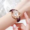 OLEVS Watch Rose Quicksand Gift Ladies' - Popular, Cute, Gold, Fashionable, Diamond, Pattern, Waterproof, Luminous, (Red - 5539)