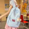New Schoolbag for Girls, Junior High Students, Elementary Students, and High School Students, Simple and Versatile Large-capacity Campus Backpack
