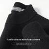 Men's 100% Cashmere Mock Neck Sweater
