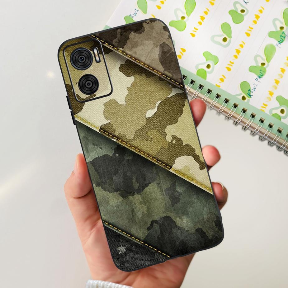 For Motorola Moto E22 Case Moto E22i New Fashion Painted Back Cover Soft Silicone Phone Case For Moto E22s E22i MotoE22 I Fundas
