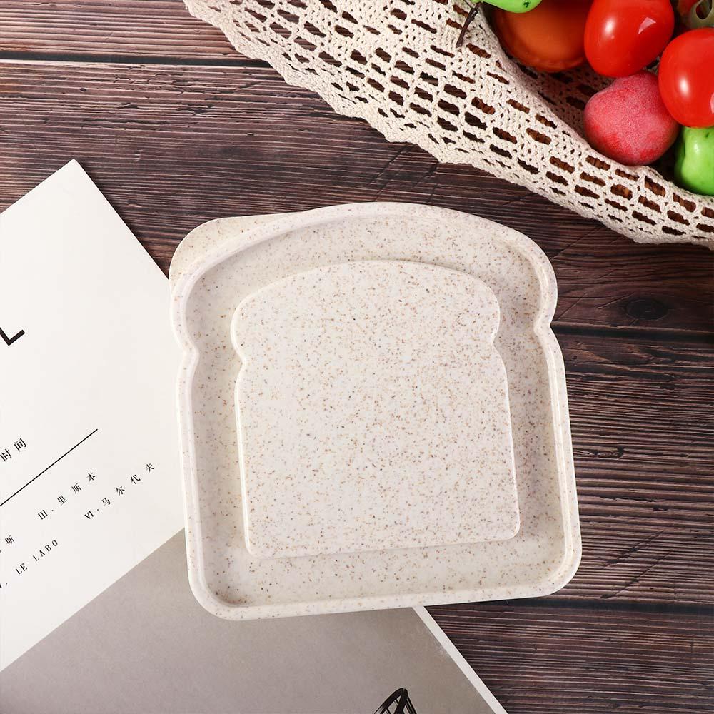 Shape Moisture-proof With Lid Sandwich Storage Case Dessert Container Toast Box Bread Container