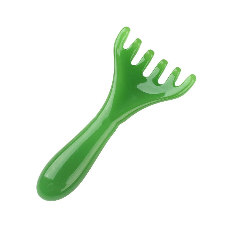 Head Massager Resin Deer Antlers Scalp Massage Gua Sha Head Relax Relief Stress Improve Sleep Scalp Scraping Massager