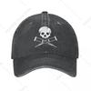 Bonés de Beisebol Jackass Caveira e Muletas Moda Algodão Desgastado Headwear Unissex Chapéus de Verão para Exterior Boné
