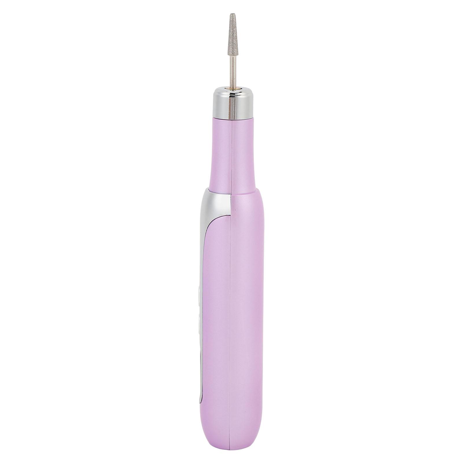 

Nail Drill NaMachine Kit Portable Electric Nail File Set Nail Tools 0-15000rpm Rechargble Nail Grind for Home Nail Salon