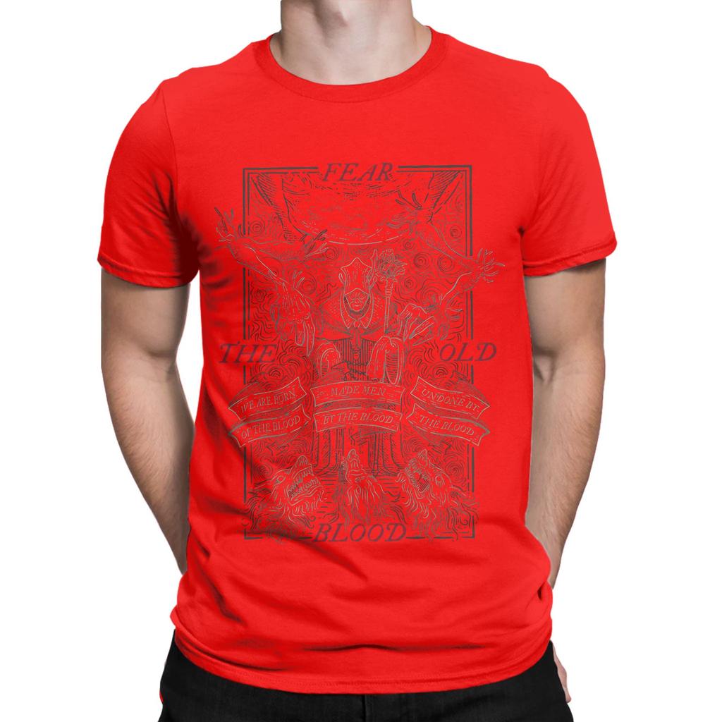 The Old Blood Poster Funny Graphic 100 Cotton Tshirt Bloodborne Tees Tops For Unisex
