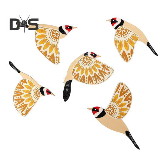 Létající ptáci nástěnné umění dřevo WC znamení domácí koupelna nástěnná dekorace dekorativní WC znamení doplňky