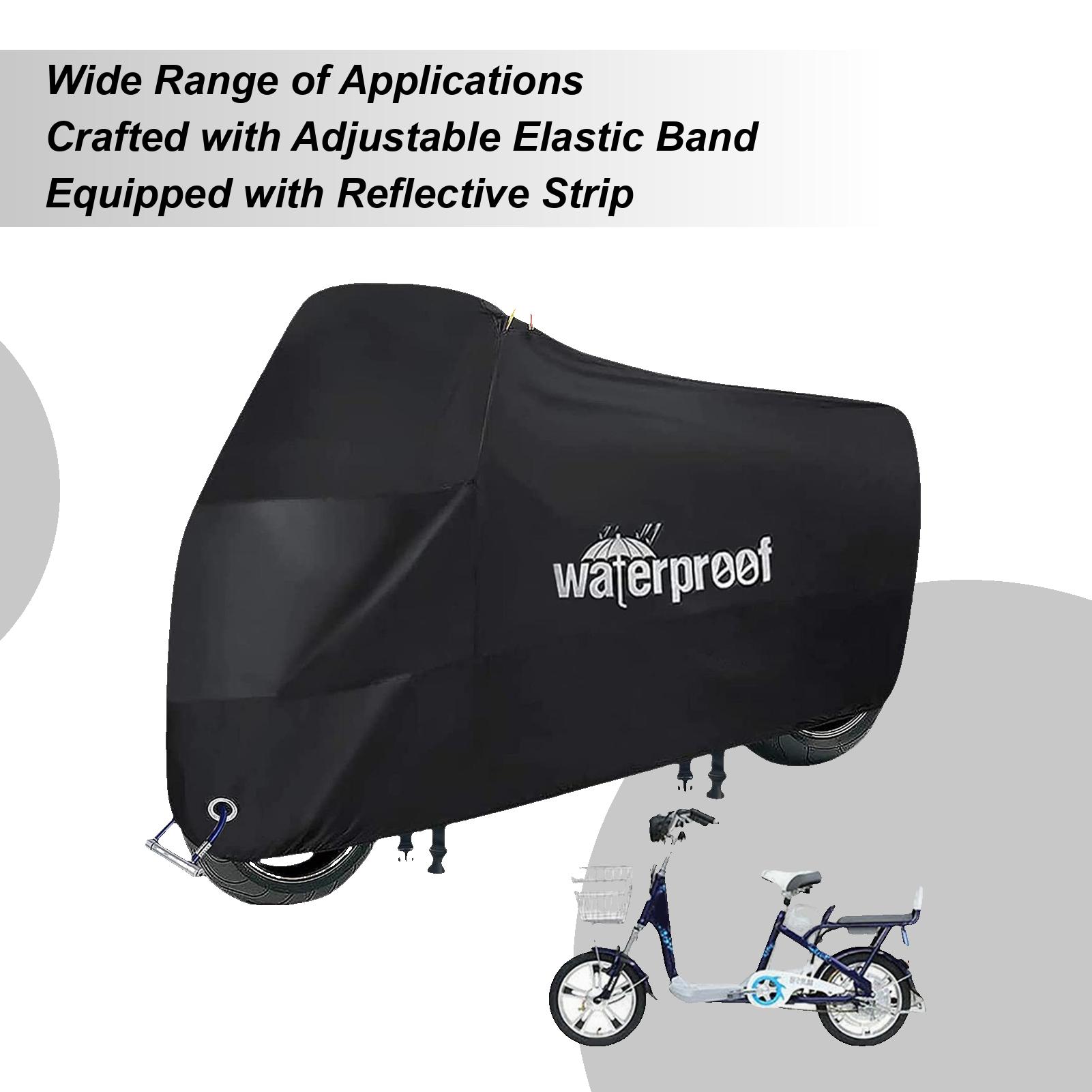 Bicycle Cover Bicycle Storage Tarp Motorcycle Cover with Storage Bags Sunscreen Bike Tent Outdoor Bicycle Cover Bike Accessories CHINA
