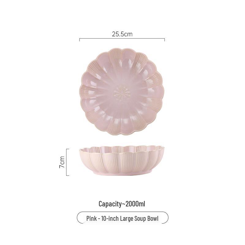 Kiln Glazed Ceramic Soup Bowl