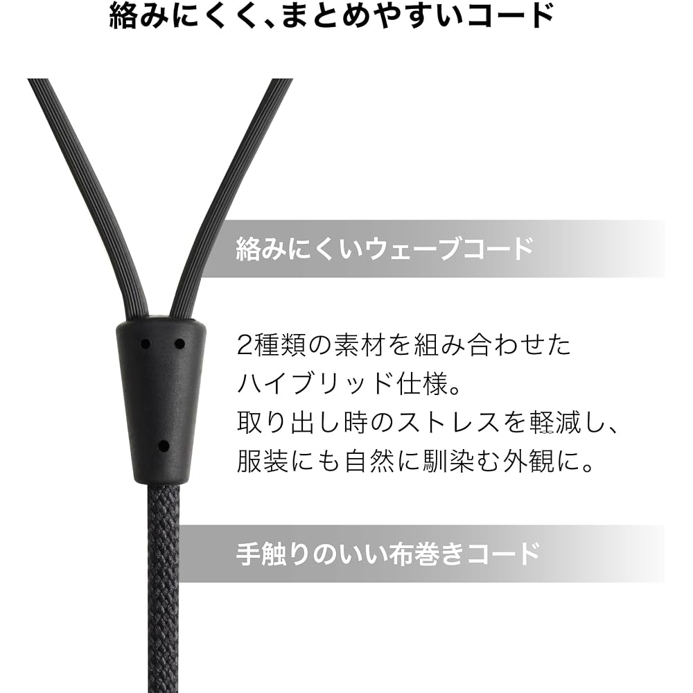 Audio-Technica ATH-CKD30C WH Earphones, Wired Type C, USB Type-C, Cable Length 1.2m, Small, Light...