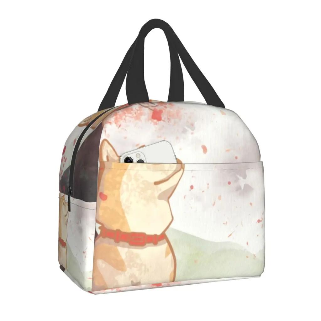 Schnauzer Coffee Dog Breed Pet Art Pure Breed Cafes Insulated Lunch Bag for Women Leakproof Cooler Thermal Bento Box