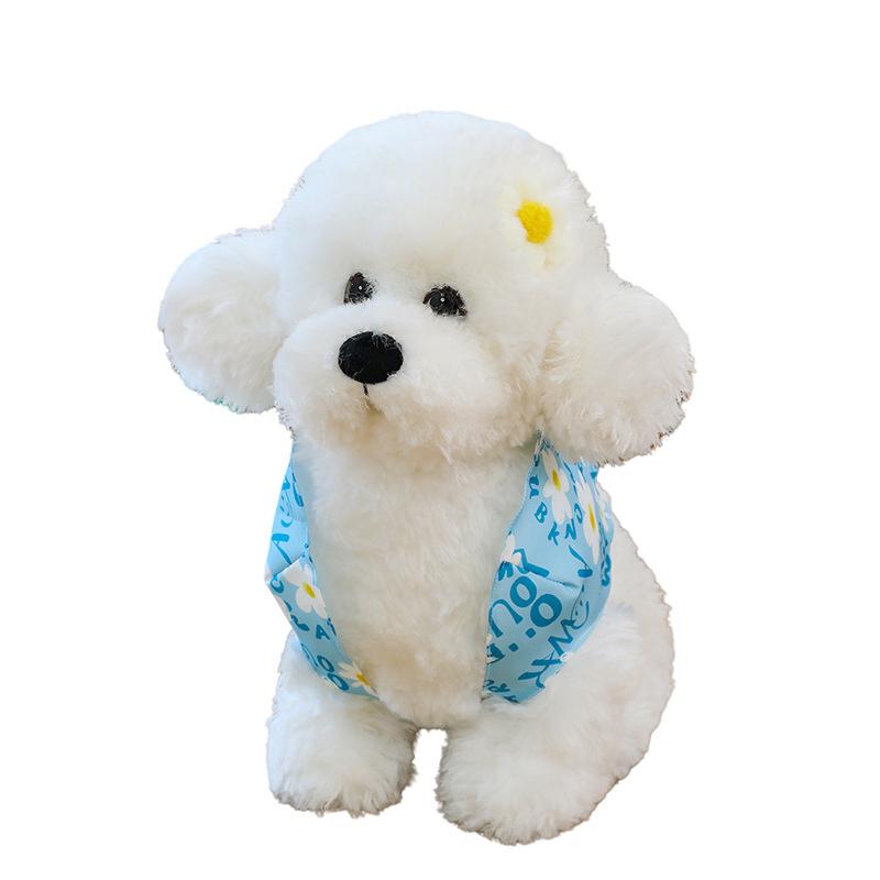New Bichon Poodle Plush Toy Cute Dog Doll Doll Girls Children's Birthday Gift