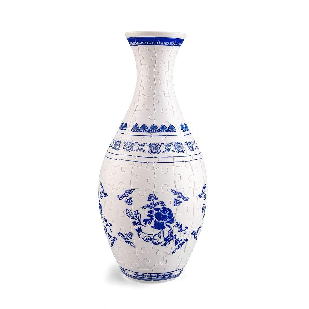 Flower Arrangements 3D Art Puzzle Vase DIY Arts Puzzle Kit  for Home Decoration