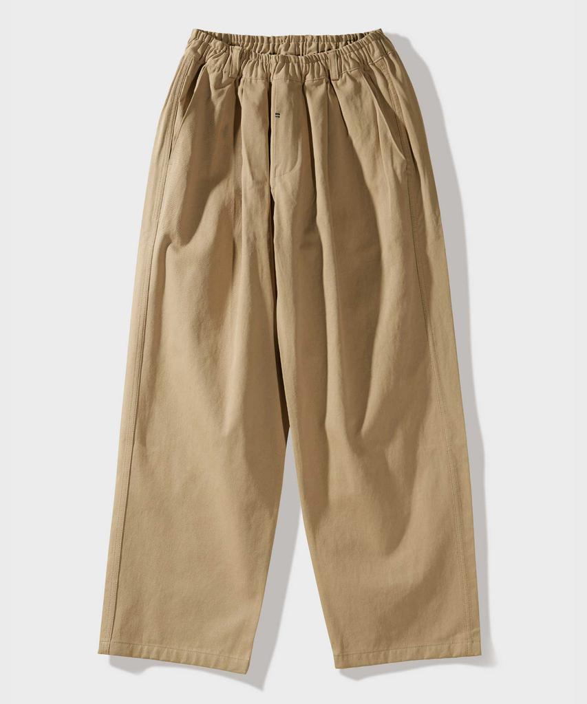FFEFF STUDIO Bio Cotton Long Elastic Waist Pants (Beige)