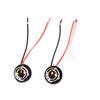 2pcs 1157 Socket, Brake Light Bulbs Socket LED Turn Signal Lamp Holder Adapter Holder Adapter Base Connector Wiring Cable
